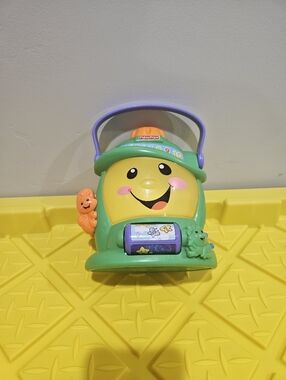 Fisher-Price Green Smiley Learning Pail - Interactive Kids Toy